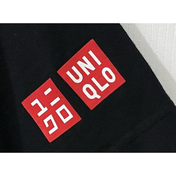 Rare! UNIQLO Go Roger Federer US Open NYC 2019 T-Shirt Adult L Black Tennis - Picture 4 of 7